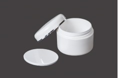 Beyaz plastik kavanoz 50 ml (12 adet) 