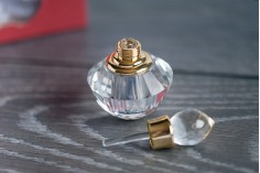 Кристална бутилка от 3 ml с кристална капачка и игла