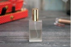 Стъклена квадратна  Матова бутилка за парфюм 60 мл (18/415)