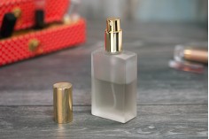 Cam Mat Parfüm şişe  60 ml kare (18/415)
