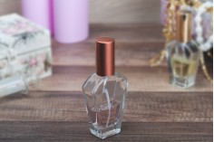 Стъклена бутилка за парфюм  50 мл  "V"- обрана форма (18/415)