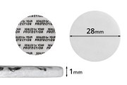 Kavanozlar için 28 mm tıpa  (basınçla kapatma) - 50 adet