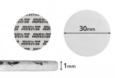 Kavanozlar için 30 mm tıpalar (basınçla kapanır) - 50 adet