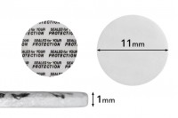 Пластмасови уплътнители 11 мм  (залепват се  с налягане) - 50 бр.