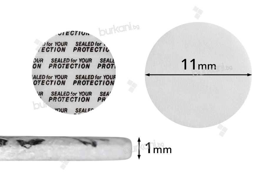 Krem kavanozlar için 11 mm tıpalar