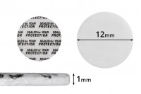 Пластмасов уплътнител 12 мм (залепва се  с налягане) - 50 бр.
