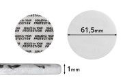 61,5 мм уплътнения за буркани (залепват се с налягане) - 50 бр