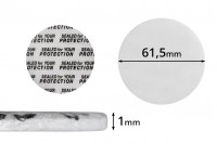 Kavanozlar için 61,5 mm contalar (basınçla kapanır) - 50 adet