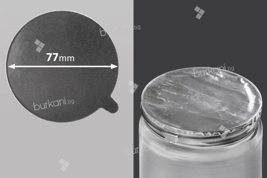 Alüminyum yapışkanlı iç tıpa  77 mm - 3 adet