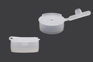Пластмасова тапичка  (PE) с капак (квадратен) - диаметър 19 mm - 50 бр-изображение_продукт