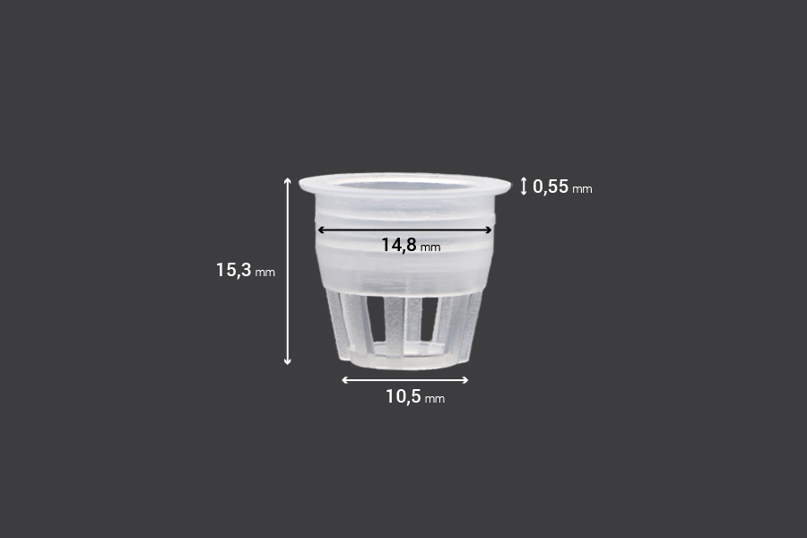 Пластмасов дозатор (PE) - диаметър 14,8 mm - 50 бр-