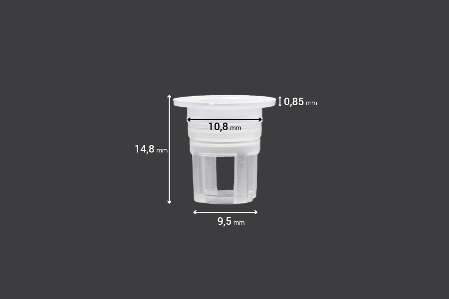 Пластмасов дозатор (PE) - диаметър 10,8 mm - 50 бр./пакет Пластмасов дозатор (PE) - диаметър 10,8 mm - 50 бр./пакет
