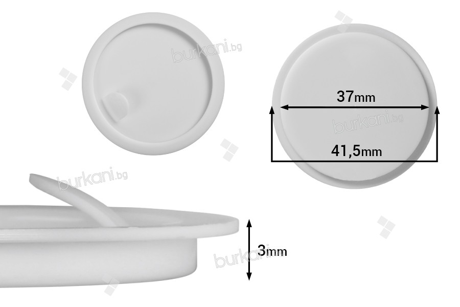 İç plastik (PE) kavanoz tipasi (41,5 mm)