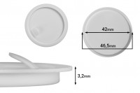 İç plastik (PE) kavanoz tıpası (46,5 mm)