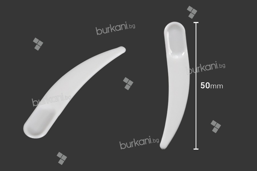 Пластмасови (PE)  бели шпатули  50 мм - 24 бр