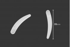 Пластмасови (PE) бели шпатули за крем  35 мм - 24 бр. в опаковка