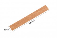 Mumlar için metal tabanlı ahşap fitiller 19х130 mm