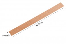 Mumlar için metal tabanlı  15х150  mm ahşap fitiller