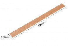 Mumlar için metal tabanlı 12,5х150 mm ahşap fitiller