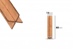 Дървени фитили във формата на кръст, размер 13х60 мм - 25 бр./пакет