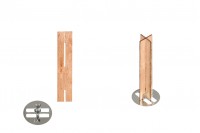 Дървени фитили във формата на кръст, размер 13х60 мм - 25 бр./пакет