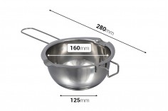 Метален съд (инокс) 600мл  (bain marie)