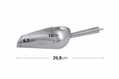 Лъжица неръждаема стомана - дължина 26.8 см 
