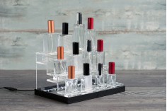 Parfüm şişeleri için plastik Plexiglass STAND