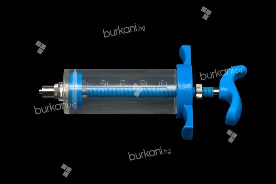 Многофункционална пластмасова спринцовка 50 мл  - без игла