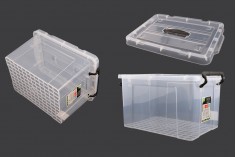 Пластмасова кутия  425x295x250 mm с капак с дръжка