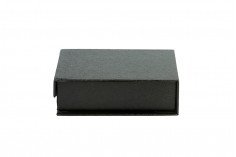 Черна луксозна кутия за бутилки за парфюм 50 мл, размери 139x89x45 mm