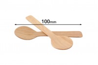 Tahta kaşıklar-bambu 10 cm (paket 100 adet)