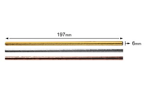 Екологични хартиени сламки 197х6 mm - 25 бр. в пакет-3