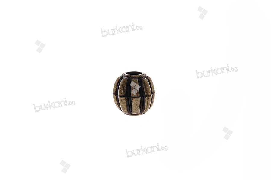 Малки метални мъниста 0,7x0,8 mm