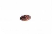 Малки дървени кафяви   декоративни мънисти  0,3x0,6 mm