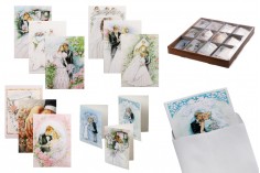 Düğün tebrik kartları - 120 adet (çeşitli tasarımlar)