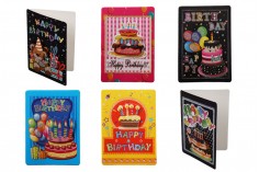 Поздравителни картички за рожден ден - 120 бр (различни дизайни)