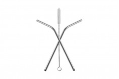 Metalik çubuklar, 215 mm paslanmaz çelik temizleme fırçası dahil (5 + 1 adet)