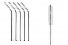 Metalik çubuk,  265 mm paslanmaz çelik temizleme fırçası (5 + 1 adet)