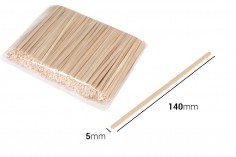 Дървени пръчки 140х5х1 мм - опаковка от 1000 броя
