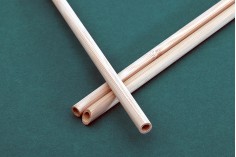 Екологични сламки от бамбук 240х8 мм - 20 бр