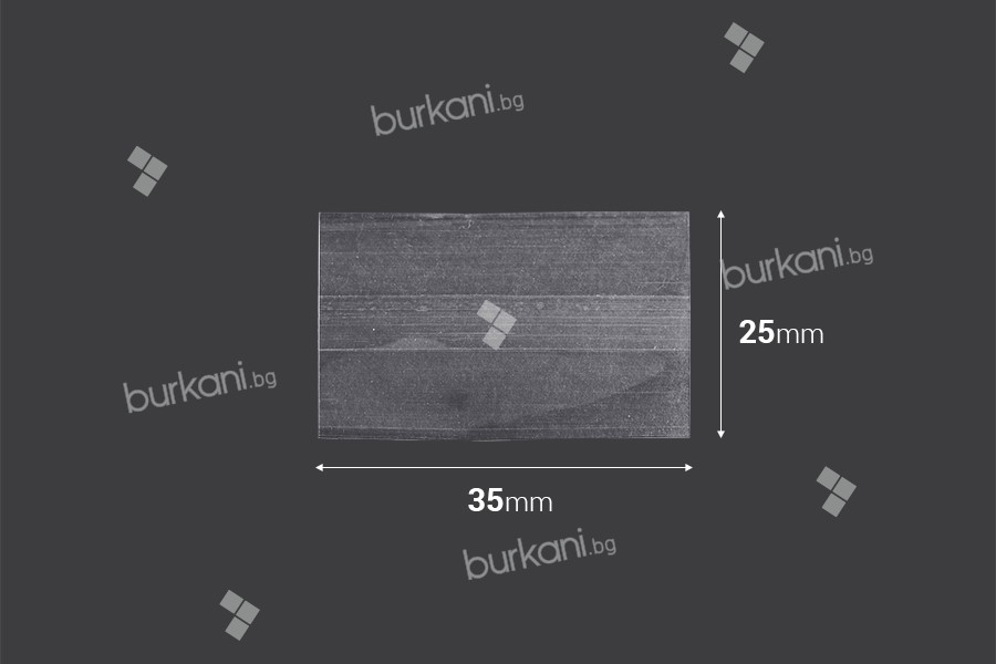 Капсула 35х25 мм термосвиваема прозрачна - 20 бр