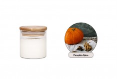 Ароматна ръчно изработена свещ Pumpkin Spice с восъчен фитил -110 гр.