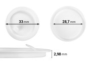 İç plastik kavanoz contası (33 mm)