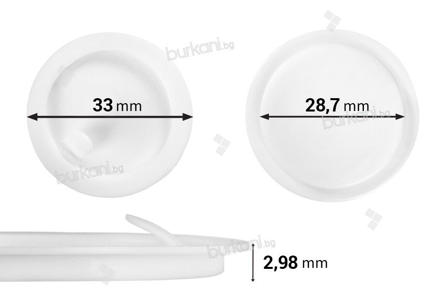 İç plastik kavanoz contası (33 mm)