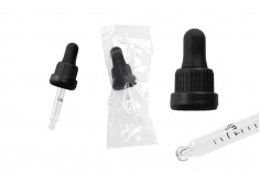 20 ml uçucu yağl şişeleri için cam pipet 