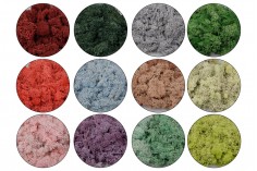 Сушени декоративни мъхове в различни цветове - опаковка 200 гр