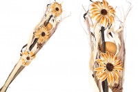 Bej kahverengi renkte dekoratif kurutulmuş çiçekler 1,1 m