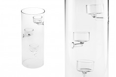 Декоративен съд за чаени свещички  с размер 30x12 cm (духано стъкло)