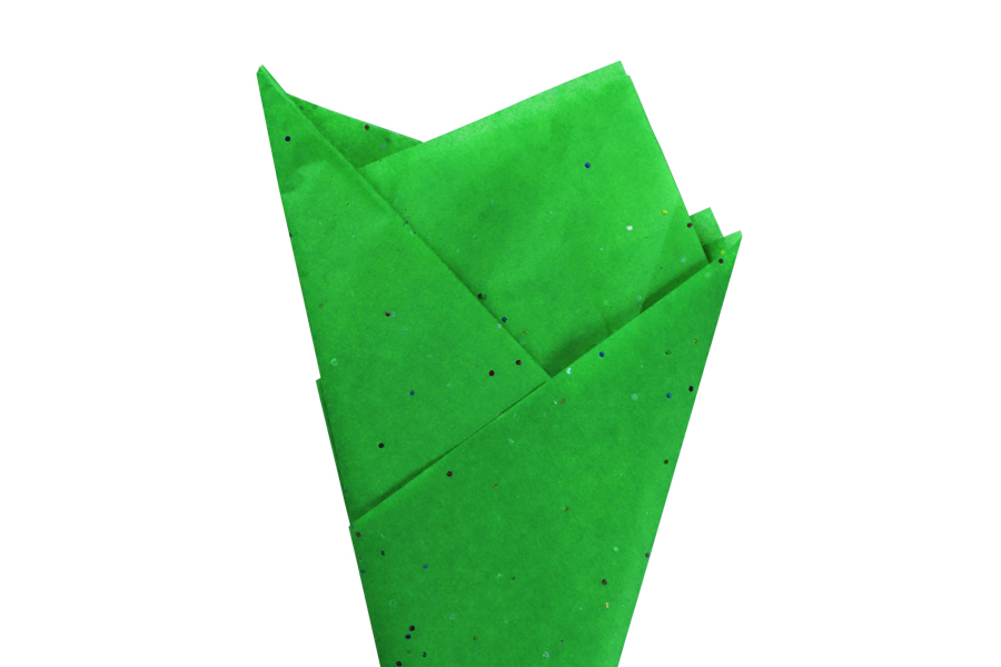 Green with colourful glitter [720] 